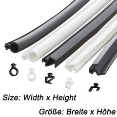 Window & Door Bubble Gasket Seal Flipper Double Glazing Rubber Draught Seal uPVC