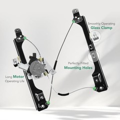 Front Power Window Regulator Driver Side with 7-Pin Motor Front Driver Side