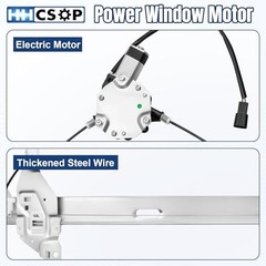 Front Left Driver Side Power Window Regulator w/Motor Front Driver Side
