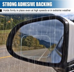 Square Car Blind Spot Mirror, Universal Frameless HD Convex Rearv Size: Square