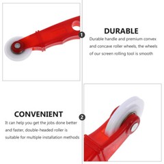 2PCS Screen Rolling Tools Spline Tool Screen Door Roller Tool Flat Spline Tool