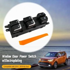 Power Window Switch for 2014-19 Kia Soul Repl 93570-B2100CA/93570-B2130CA |