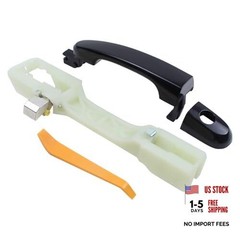 ApplianPar Front Driver Side Exterior Door Handle and Base for Kia Sportage