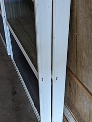 White Vinyl, per hung, Windows For a House with sceens 36in X 36 in