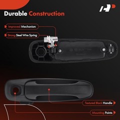 Front Left Driver Side Exterior Door Handle with Keyhole Compatible with