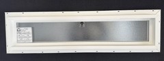 Made in the USA Kinro 36×8 Fixed Glass Double Pane Vinyl Window Obscured Glass