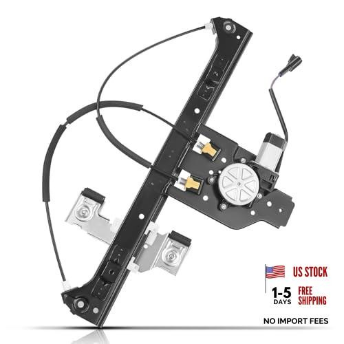 Rear Driver Side Power Window Regulator with 2-Pin Motor Rear Driver Side (LH)