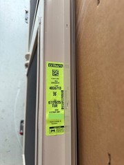 Milgard Styleline Series Double Casement Window, Left/Right 59.5×33.5 Net Frame