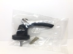 HOPPE Lockable Luxembourg Handle for Tilt & Turn Windows w/ Key, 099S/U26- BLACK