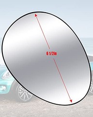 Driver Left Side Mirror Heated Glass Fit for Mini Driver Left Side Mirror Glass