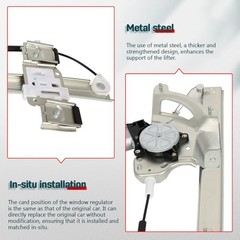 Front Left Side Power Window Regulator With Motor Replacement for 2001-2003