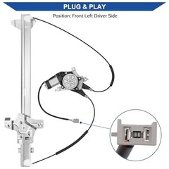 741-586 Power Window Regulator with Motor Compatible Front Left Driver Side