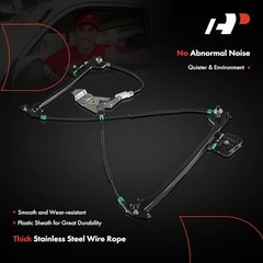 Electric Power Window Regulator Without Motor Compatible with Front Driver