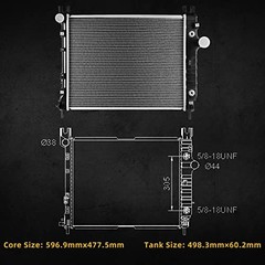 Complete Radiator Compatible with 2000-2004 Dodge 01-04 Dakota & 00-03 Durango