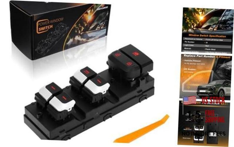 Kia Sportage Window Control Switch – 1 AUTO Power Window Switch for 2017-2019