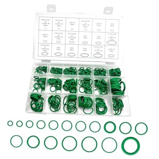 270PCS Seal Gasket Washer, Car Air Conditioning Compressor Seal O-Ring