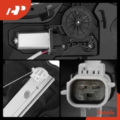 Rear Passenger Window Regulator Compatible with Dodge Ram 1500 2009-2020