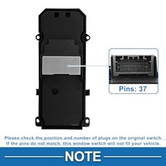 Power Window Switch Front Left Driver Side Window Control Switch for Honda CR