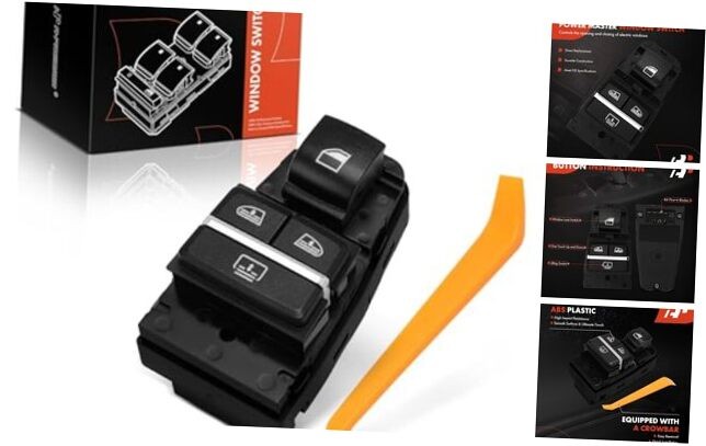Power Window Switch for BMW 535iGT 10-13 640iGC 14-19 740i 11-15 Rear Side