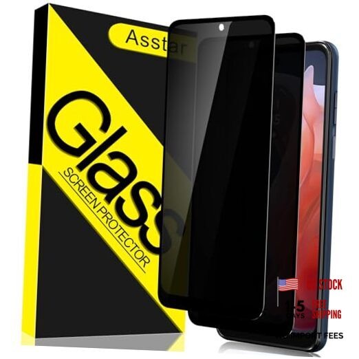 Screen Protector [2 Pack] for 9H Hardness Moto G 5G/G play 5G 2024 Privacy