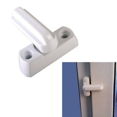 4X UPVC Window Door Safety Security Restrictor Sash Jammer Latch Lock White 2025