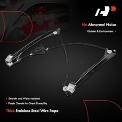 Electric Power Window Regulator Without Motor Compatible with Volkswagen