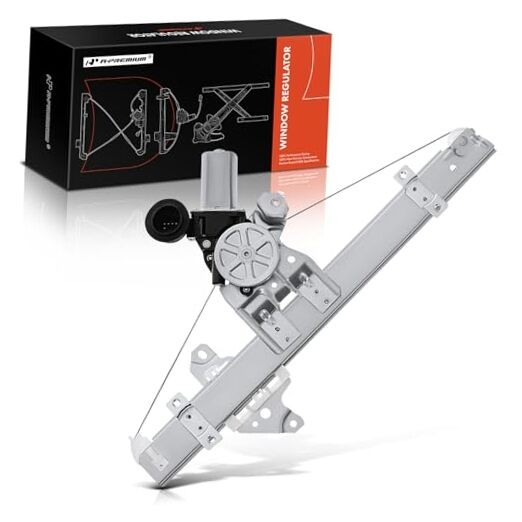 Front Right Passenger Side Power Window Regulator with 6-Pin Connector Motor