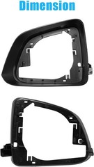 Compatible with Tesla Model Y Side Mirror Cover Housing 2018-2024, Left Driver S