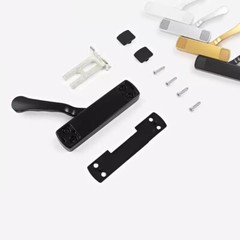 Left right Universal Aluminum Alloy Internal & External Flat Handle For Window