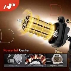 A-Premium Power Window Regulator with Motor – Fits Mitsubishi Galant 2004-2012