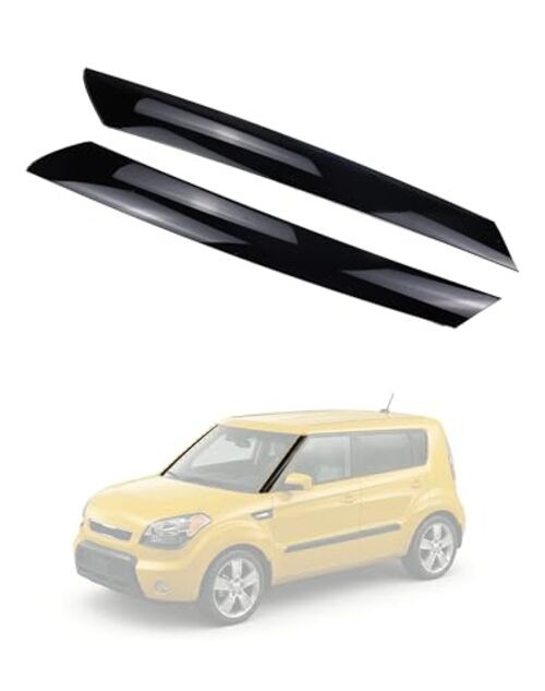 Windshield A-Pillar Trim Molding Set Compatible with Left 2010-2013 Kia Soul