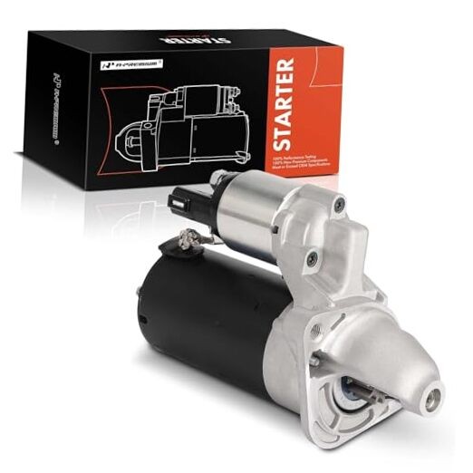 Starter Motor Compatible with Kia Soul 2012-2013, Rio 2014-2017, 1.6L, 12V