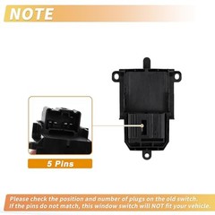Rear Side Power Window Switch for Honda Civic 2006-2011 Window Control Switch