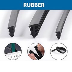 Rubber Window & Door Wedge Gasket Double Glazing Rubber Repair Seal 5mm-33.9mm
