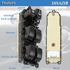 84040-48140 Power Window Master Switch Front Driver Side Left | Fit for Lexus