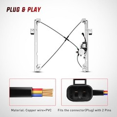 Power Window Regulator with Motor Compatible with 741-443 Front Passenger