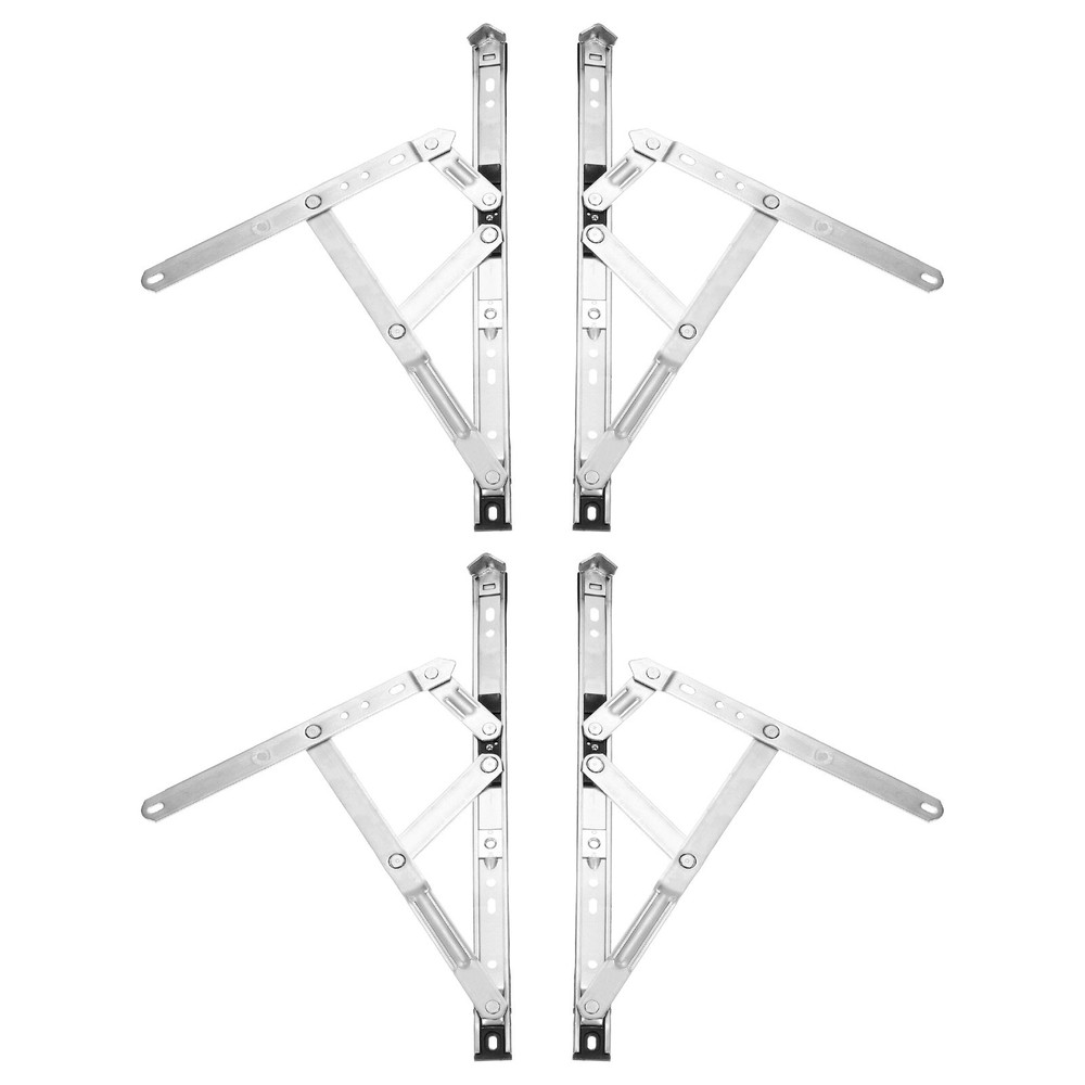 4Pcs Casement Window Hinge, 14-inch Stainless Steel Friction Stay Hinges