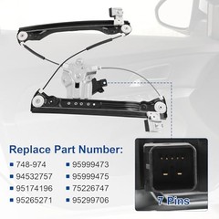 748-974 Power Window Regulator with Motor （7 Pins） Front Left Driver Side