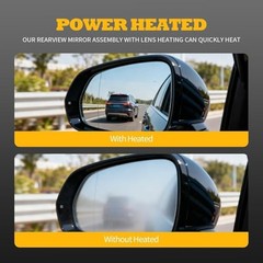Driver Power Side Mirror Assembly Compatible with Accord 2008 2009 2010 Left