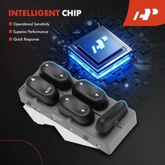 Master Power Window Switch Compatible with Ford F250/F350/F550 Super Duty