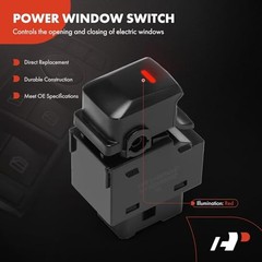 Power Window Switch Compatible with Kia Sportage 2011-2013 Rear Driver Side,