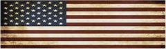 Patriotic Bumper Sticker Decal 10×3 Inch Conservative Republican USA Flag Americ