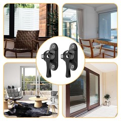 1PCS Accessories Sliding Doors Safety Lock Crescent Lock Window Lock Door Lock