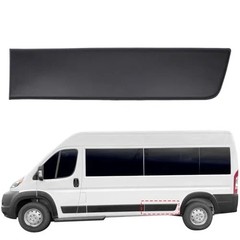Rear Left Side Quarter Door Molding Panel Extended Black for RAM Promaster