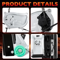 Front Right Passenger Side Power Window Regulator Compatible with 2003 740-085