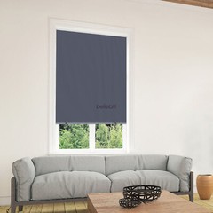 100% Blackout Roller Window Blind with Hook & Loop Tab for Nursery Bedroom RV