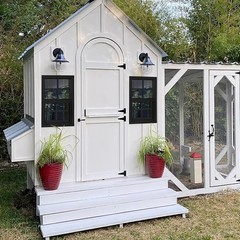 2 Pack, Chicken Coop Windows 14″ x 21″ with Tempered Glass and Fiberglass Screen