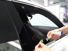 Pillar Post Window Trim Compatible with Dodge Dakota 1997-2004 Gloss (Black)