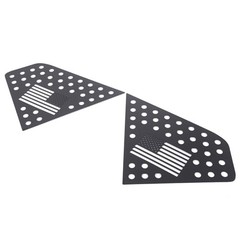 Rear Side Window Louvers Air Ven Trim Accessories Compatible （2019-2024）Style B