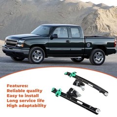 2PCS Power Window Regulator Rear Row Left and Right Without Motor Replacement